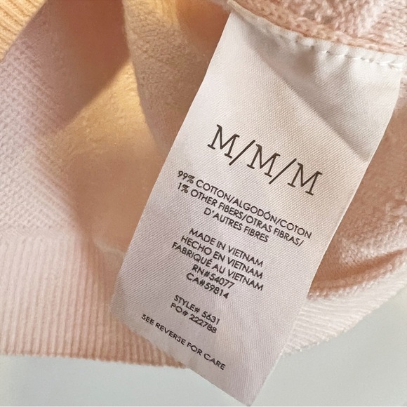 CAbi Pink Shy Boxy Pullover Balletcore Sweater - Picture 5 of 6